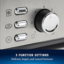 Oster 4 Slice Toaster, With 7 Browning Settings, Extra Wide Slots For Bagels and Special Breads, Removable Easy-to-Clean Crumb Tray, Cancel/Defrost/Bagel, Stainless Steel