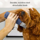 Oster Professional Cordless Turbo A5 Dog & Animal Clippers - Detachable Blades are available for Thick, Thin & Matted Coats - Brushless Motor, 80-Minute Battery, Adaptive Speed Control (Blue)