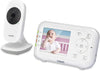 VTech Digital Baby Monitor with Temperature Sensor, 1 Count, White