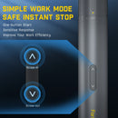 Fanttik 3.7V Cordless Electric Screwdriver, 16 S2 Metal Bits, 3 Torque Settings, 2000mAh, LED Light, 1/4'' Hex, Ideal for Furniture & Computers