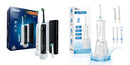Oral-B Professional Clean 5000 X Electric Toothbrush Twin Pack & HENU Cordless Water Flosser for Teeth