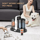 Portable Carpet&15Kpa Powerful Suction Upholstery Spot Cleaner,Deep Stain Cleaning for Car Seat,Carpet, Pets, Stairs,Couch,with Cleaning Solutions and Dual Size BrushHead
