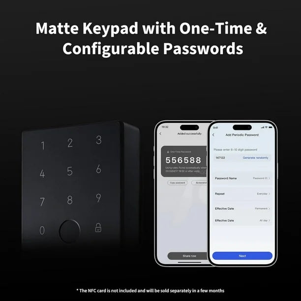Aqara Smart Lock U100, Fingerprint Keyless Entry Door