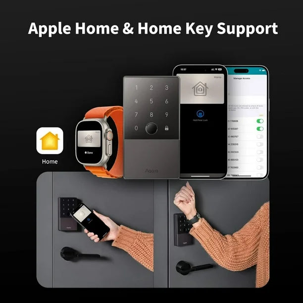 Aqara Smart Lock U100, Fingerprint Keyless Entry Door