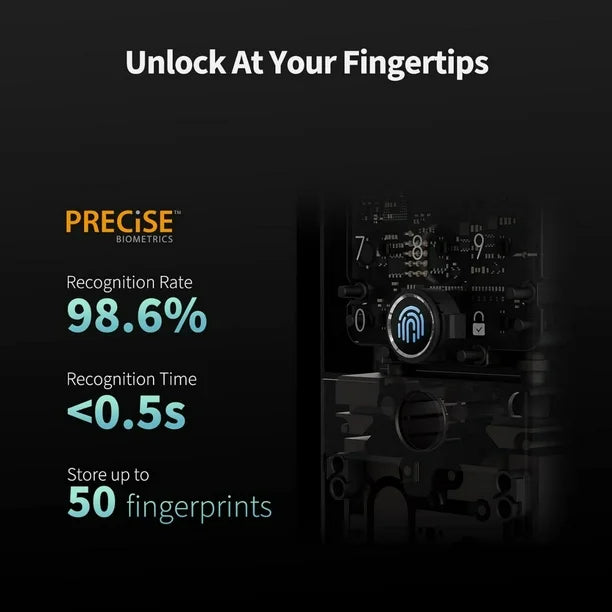 Aqara Smart Lock U100, Fingerprint Keyless Entry Door