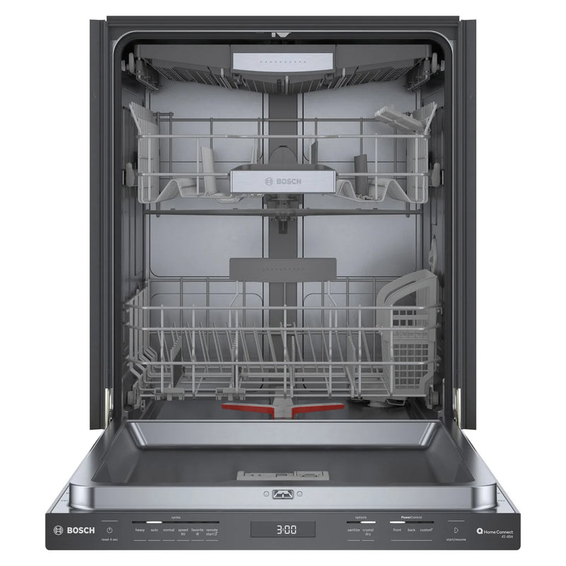 Bosch 24 in Black Stainless Steel Dishwasher with Third Rack