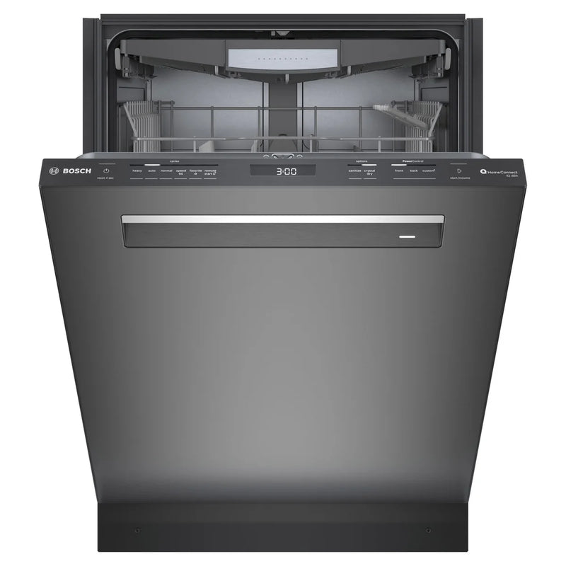 Bosch 24 in Black Stainless Steel Dishwasher with Third Rack