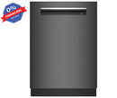 Bosch 24 in Black Stainless Steel Dishwasher with Third Rack