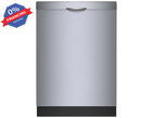 Bosch 300 Series 24 in Built-In Dishwasher with Home Connect