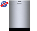 Bosch 300 Series 24 in. Stainless Steel Built-In Dishwasher with Home Connect