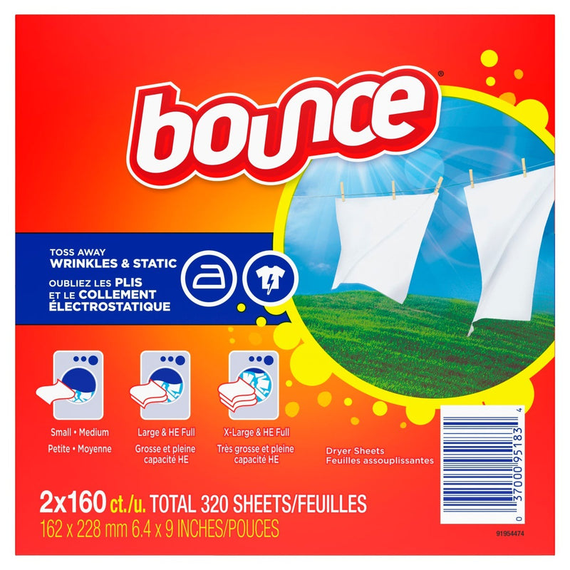 Bounce Dryer Sheets, 320-count