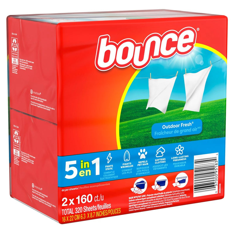 Bounce Dryer Sheets, 320-count