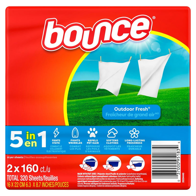 Bounce Dryer Sheets, 320-count