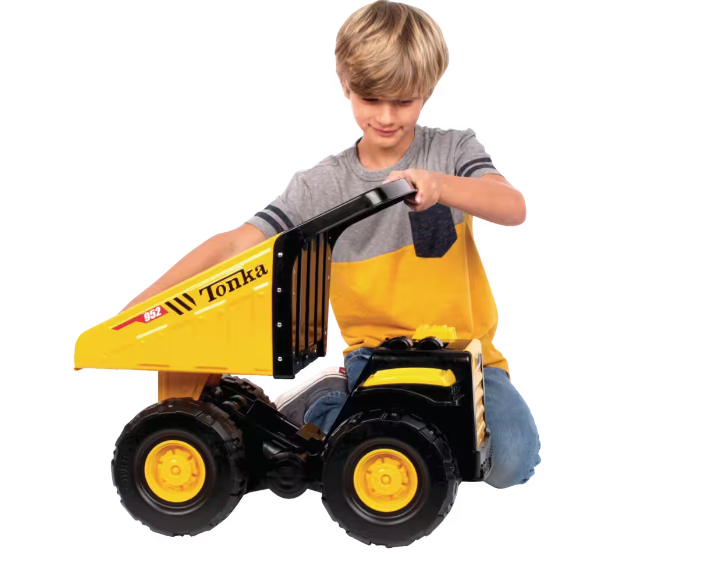 Tonka Steel Classics Toughest Mighty Dump Truck Toy Construction Vehicle For Kids, Ages 3+