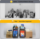 Cicilyna 2 Pack Under Sink Organizer, 2 Tier Bathroom Cabinet Organizers and Storage with Hook, Multi-purpose Storage Basket Shelf for Kitchen, Black