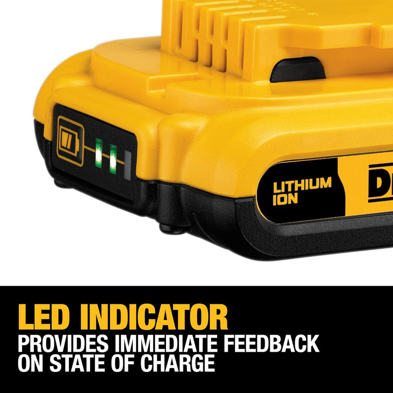 DEWALT 20V MAX Battery Pack with Charger, 3-Ah (DCB230C)