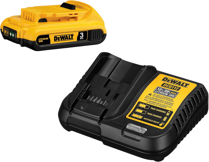 DEWALT 20V MAX Battery Pack with Charger, 3-Ah (DCB230C)