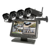 Defender PhoenixM2 Non Wi-Fi Plug-In Power Security System with 4 Cameras and a 7 in. LCD Monitor