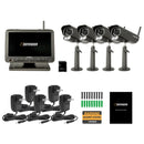 Defender PhoenixM2 Non Wi-Fi Plug-In Power Security System with 4 Cameras and a 7 in. LCD Monitor