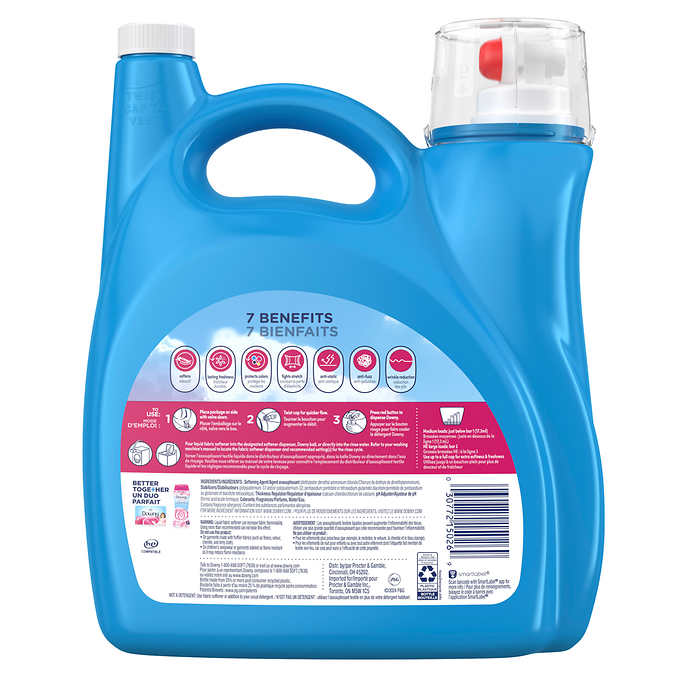 Downy Soft Liquid Fabric Softener April Fresh 4.35 L, 251 Loads