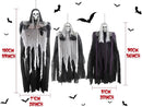 EIDIND 3 Pack Halloween Hanging Grim Reapers, One 59” and Two 36”
