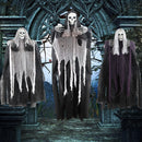 EIDIND 3 Pack Halloween Hanging Grim Reapers, One 59” and Two 36”