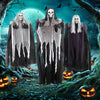 EIDIND 3 Pack Halloween Hanging Grim Reapers, One 59” and Two 36”