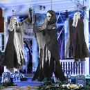 EIDIND 3 Pack Halloween Hanging Grim Reapers, One 59” and Two 36”