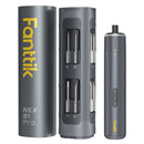 Fanttik 3.7V Cordless Electric Screwdriver, 16 S2 Metal Bits, 3 Torque Settings, 2000mAh, LED Light, 1/4'' Hex, Ideal for Furniture & Computers