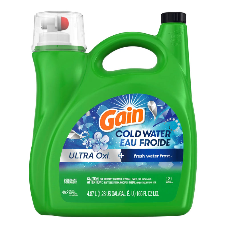 Gain Liquid High Efficiency Cold Water + Oxi Fresh Water Frost 4.87 L 121 Loads