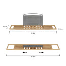 Rebrilliant Gardner Free-Standing Bamboo Bath Caddy