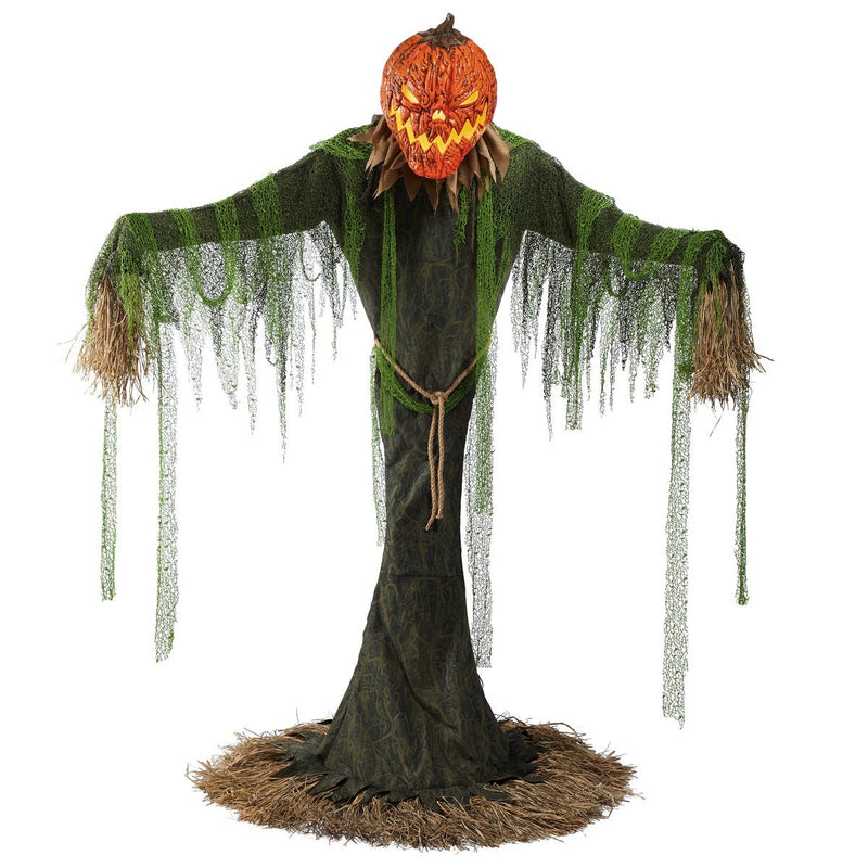 Halloween Animated Pumpkin Scarecrow 2.1m (7ft.)