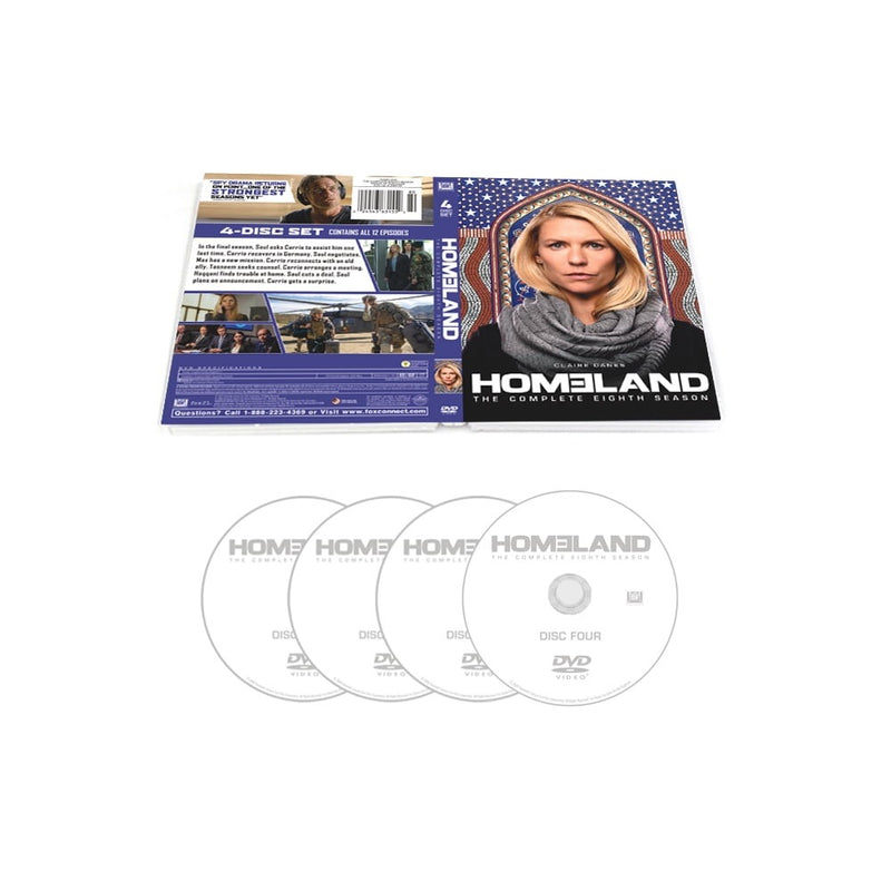 Homeland: The Complete Eighth and Final Season 8 (DVD) - English Only