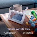 Hubble Connected Nursery Pal Crib Edition 5 in. Smart HD Baby Monitor