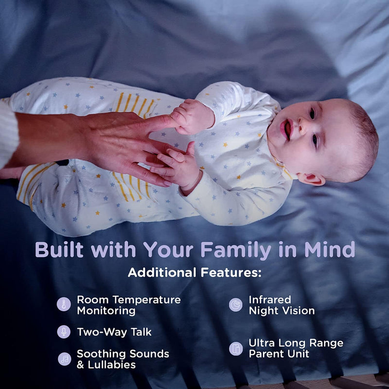 Hubble Connected Nursery Pal Premium 5 in. Smart HD Video Baby Monitor