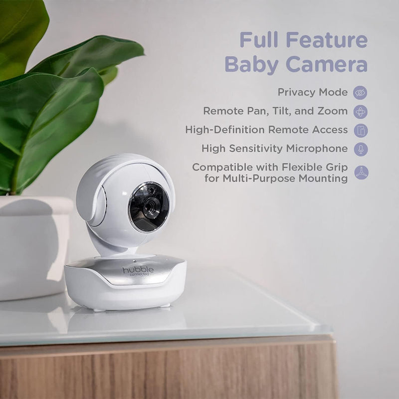 Hubble Connected Nursery Pal Premium 5 in. Smart HD Video Baby Monitor