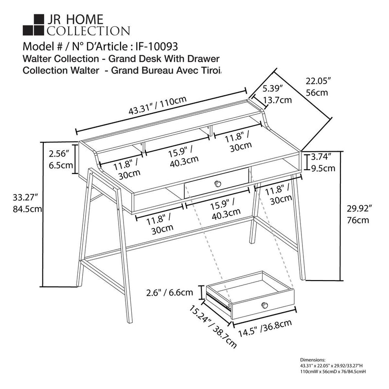 Home Collection Walter Writing Desk