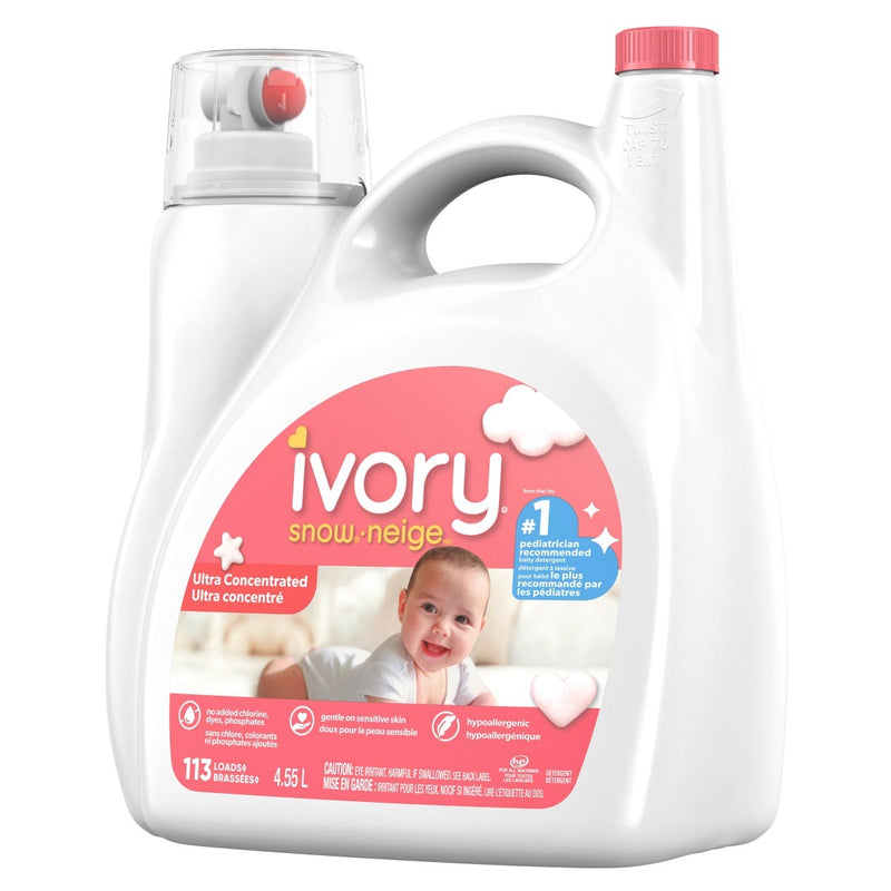 Ivory Snow Newborn Liquid Laundry Detergent, 113 wash loads