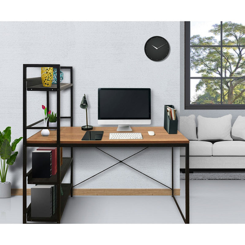 JR Home Collection Leo Space Saver Desk /Bookshelf Combo