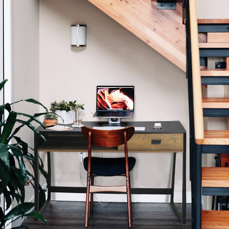 JR Home Collection Walter Desk with Drawer and Cubby