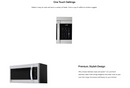 LG 1.7 cu. ft. Stainless-steel Over-the-range Microwave with EasyClean Interior