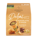 Dubai Chocolate Cones, Pistachio Kunafa Chocolate, Milk Chocolate with Crispy Kataifi, Dubai Style Filled Chocolate Candy, Sweet Dessert Treat, 10 Count, 4.7 oz