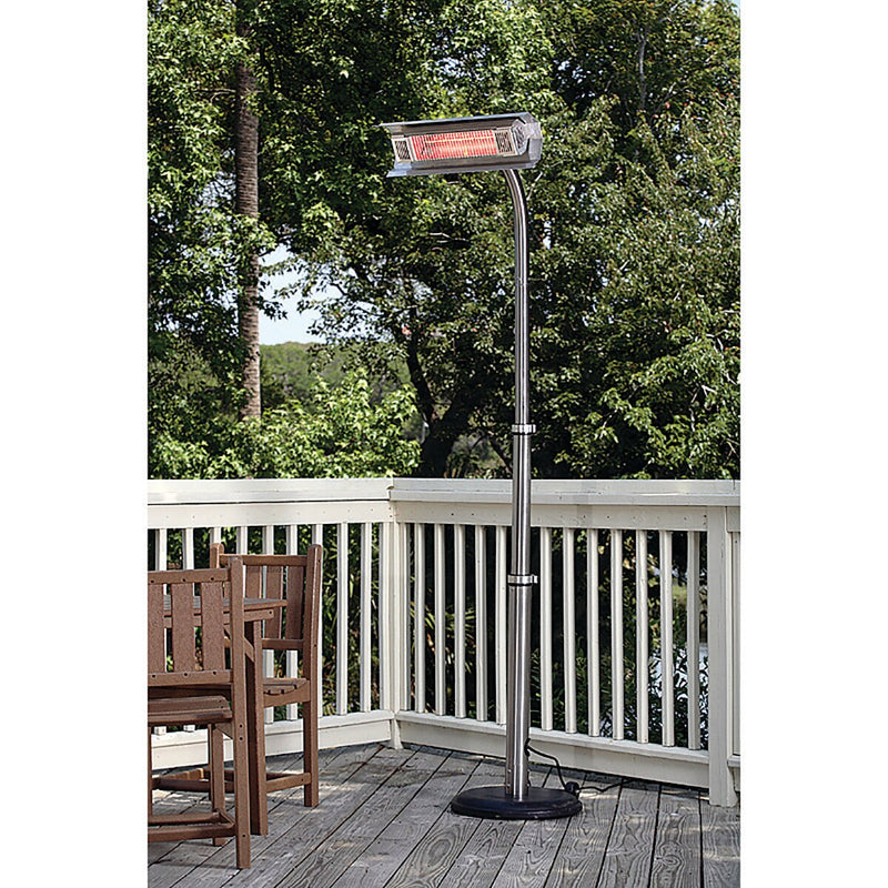 Paramount Telescopic Infrared Patio Heater, Stainless Steel