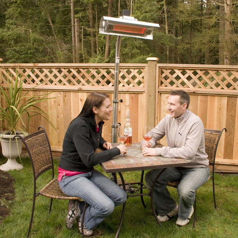 Paramount Telescopic Infrared Patio Heater, Stainless Steel