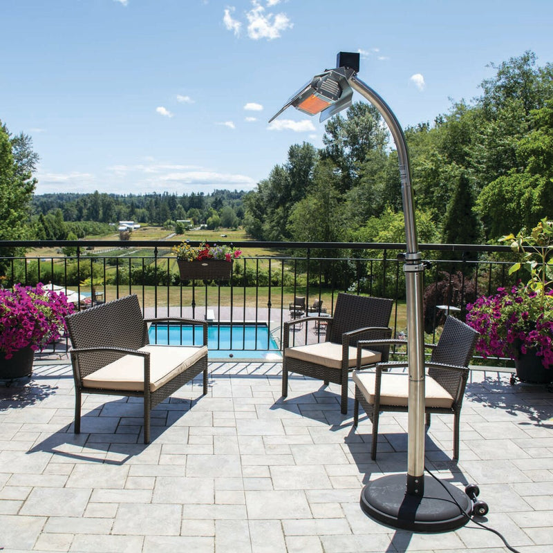 Paramount Telescopic Infrared Patio Heater, Stainless Steel