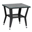 PATIOFLARE WHYLIE 3PC WICKER CHAT SET, SUNBRELLA BEIGE