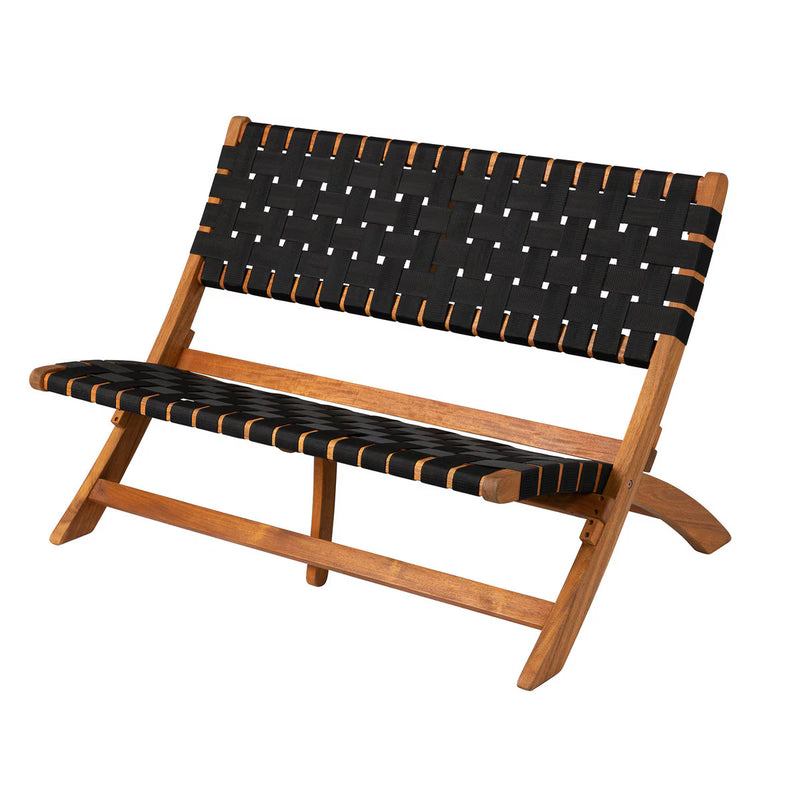 PATIOFLARE NYLON WEAVE FOLDING BENCH