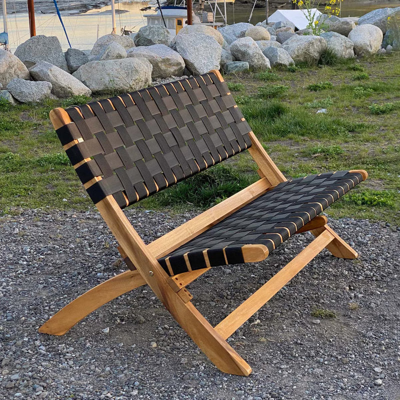 PATIOFLARE NYLON WEAVE FOLDING BENCH