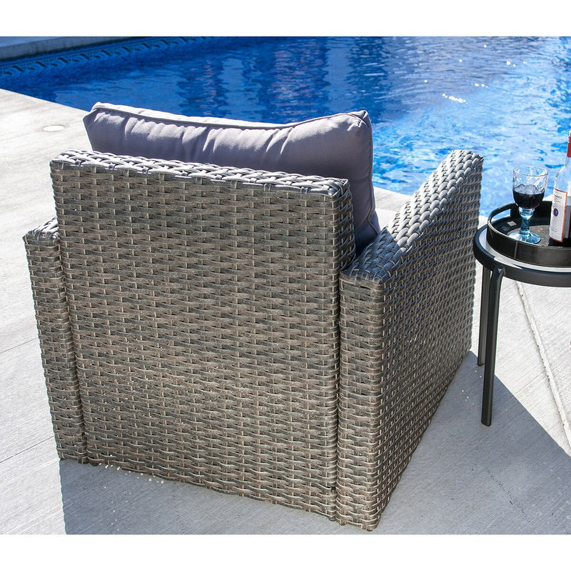 PATIOFLARE WHITNEY WICKER LOUNGE CHAIR (PER CHAIR)