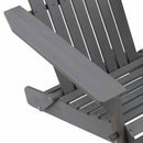 PATIOFLARE FOLDABLE FSC ACACIA ADIRONDACK PATIO CHAIR, GREY (Per Chair)